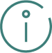 Icon of a lower case &ldquo;i&rdquo; surrounded by a circle.