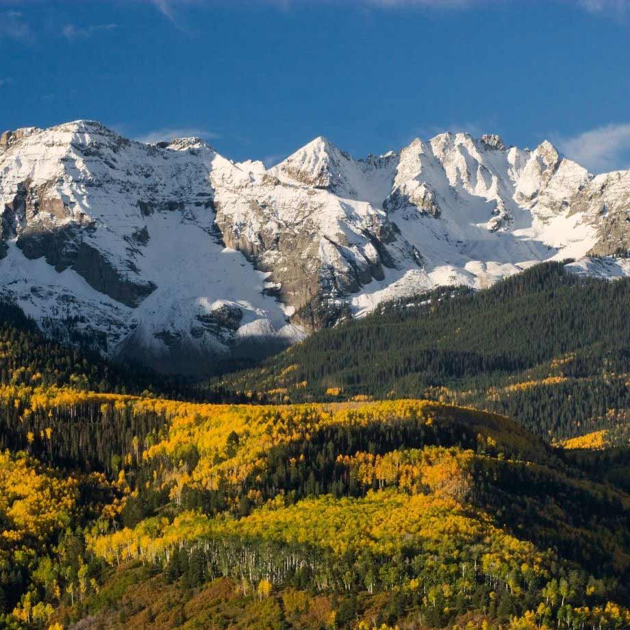 view of the mountains in Denver, Colorado