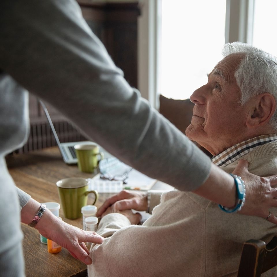 Man sitting at the table